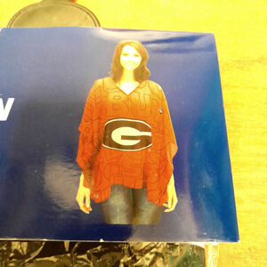 Georgia Littlearth NCAA Womens Sheer Caftan Bulldogs New